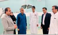 بازدید معاون توسعه مدیریت، منابع و برنامه‌ریزی دانشگاه از مرکز سوانح و سوختگی و بررسی چالش‌های موجود 