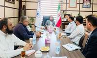 نشست مشترک معاون توسعه دانشگاه علوم پزشکی و شهردار شهرستان ایرانشهر